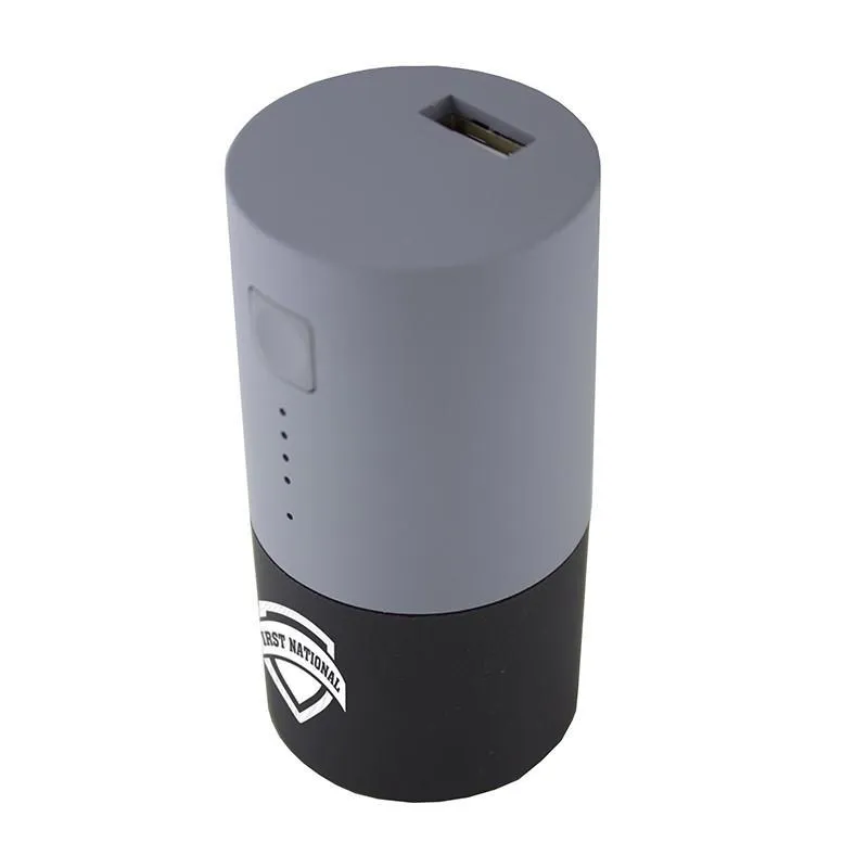 Smart Charge 2-in-1 Power Bank - Cylinder TTAPK6, Grey