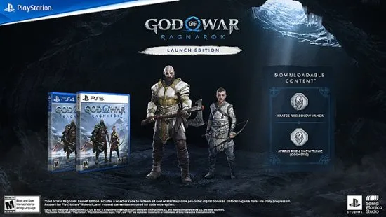 Sony PlayStation 5 God Of War Ragnarok Launch Edition Game