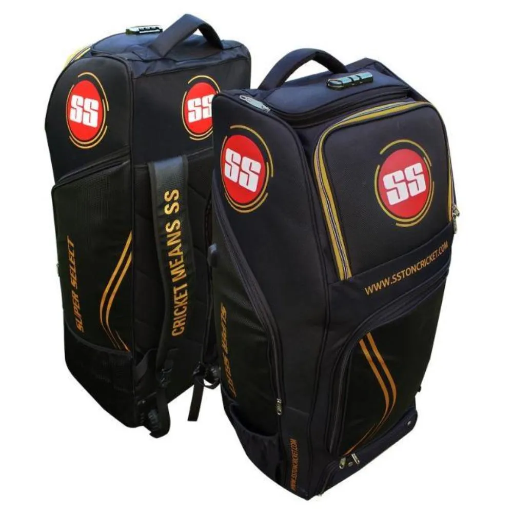 SS Super Select Duffle Cricket Kit Bag (Black)