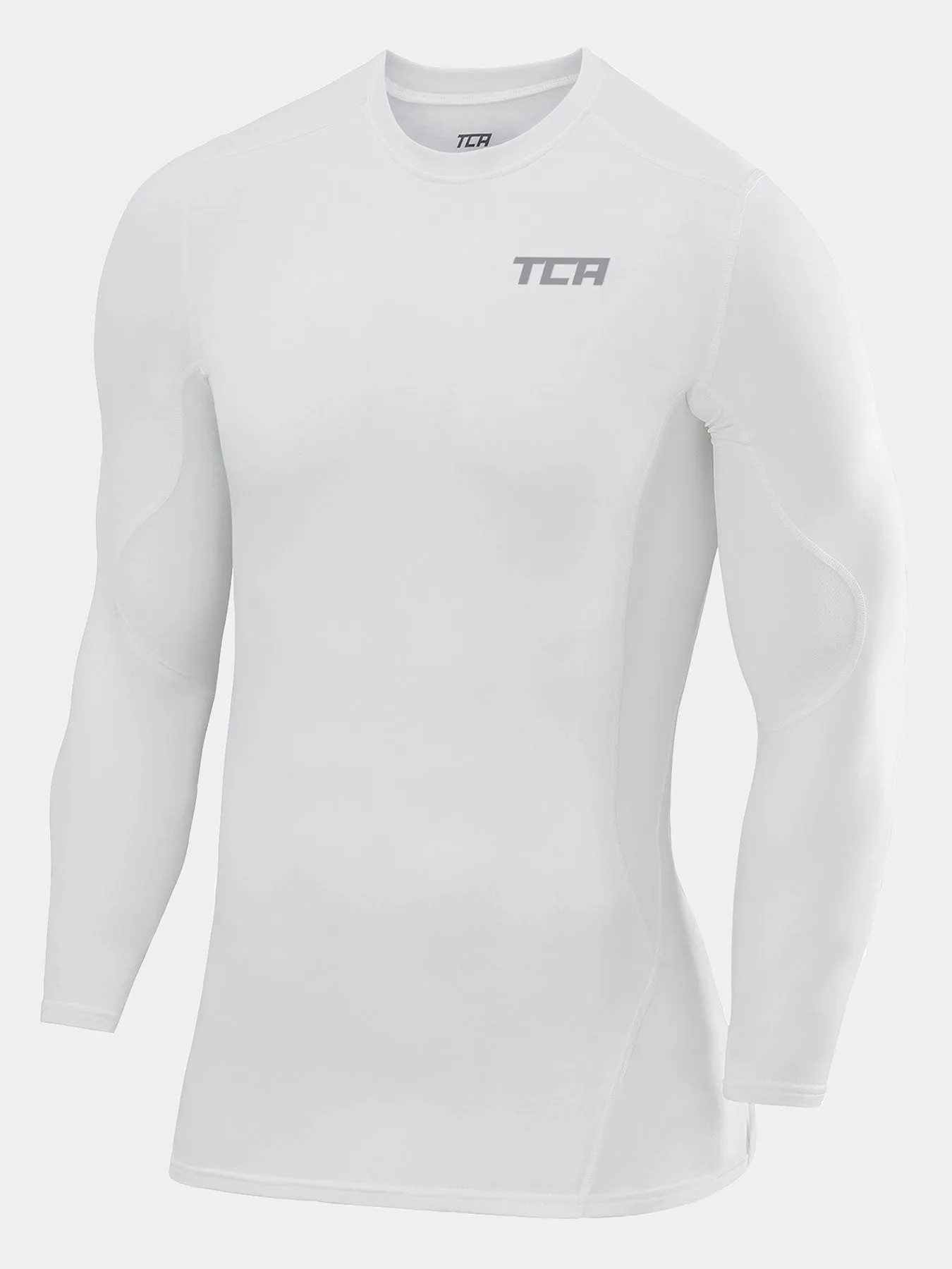 SuperThermal Compression Base Layer Long Sleeve Crew Neck For Men With Brushed Inner Fabric