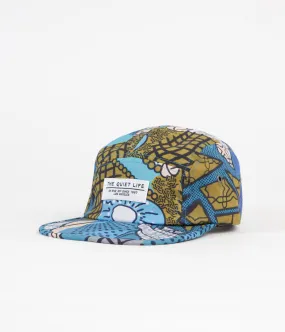 The Quiet Life African 5 Panel Camper Cap - Multi