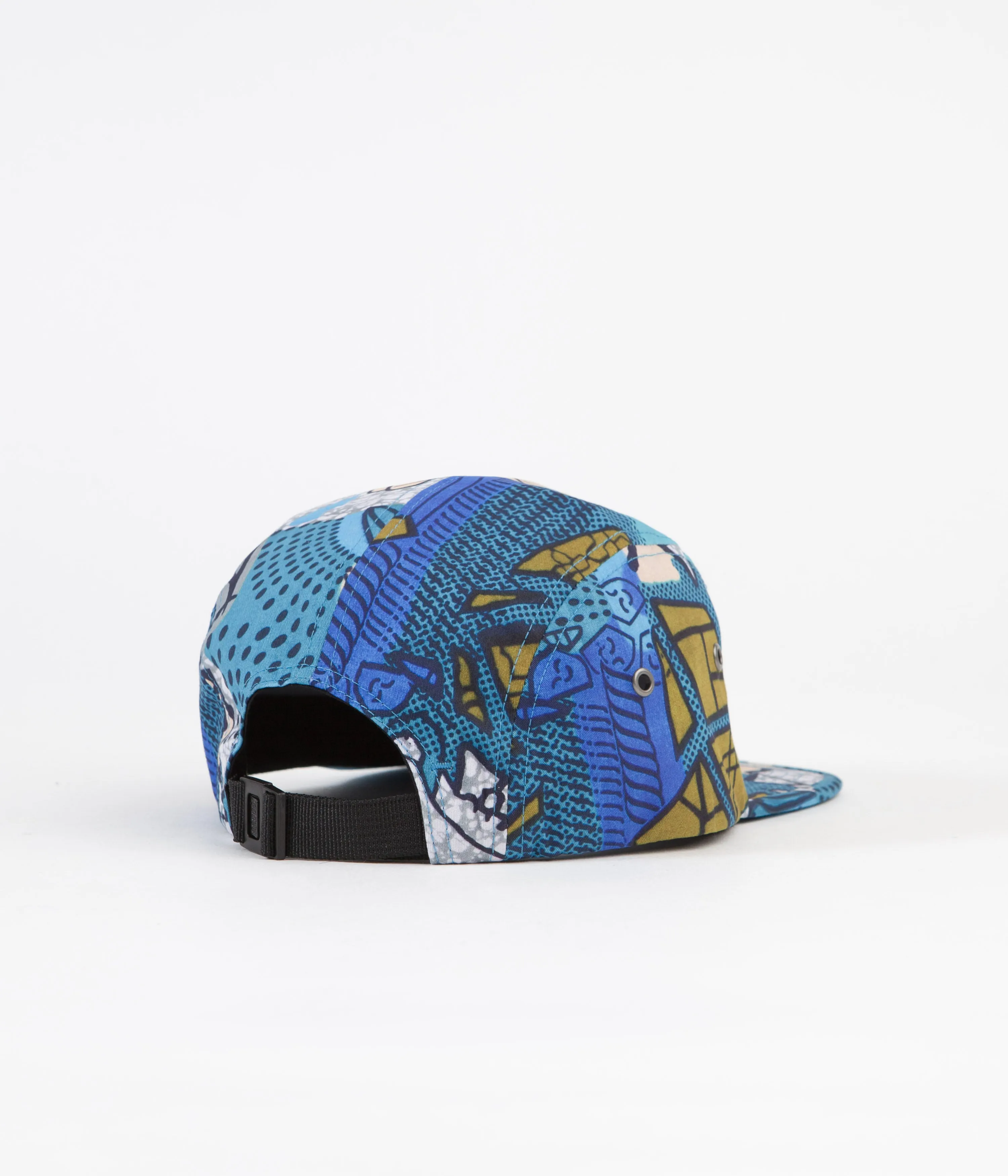 The Quiet Life African 5 Panel Camper Cap - Multi