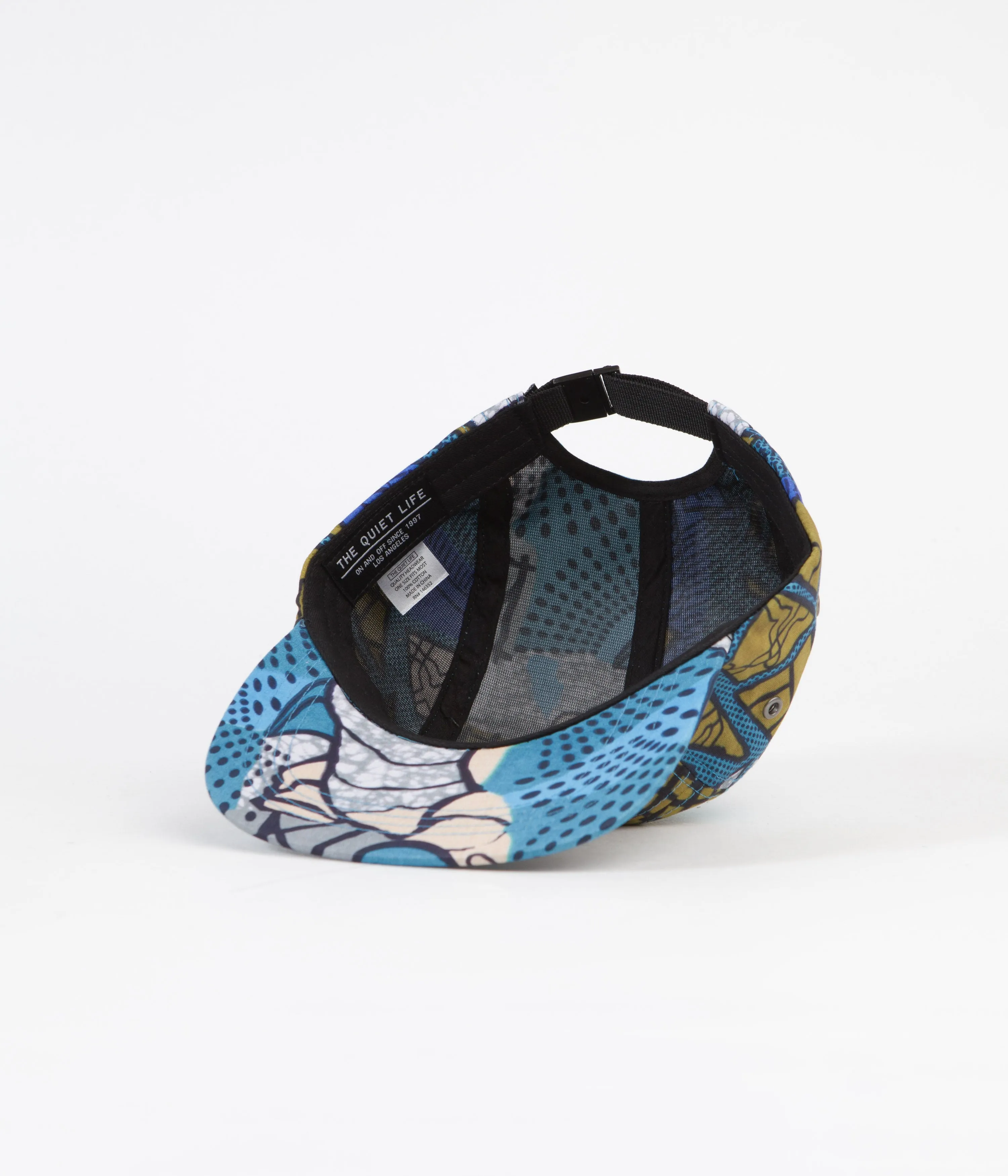 The Quiet Life African 5 Panel Camper Cap - Multi