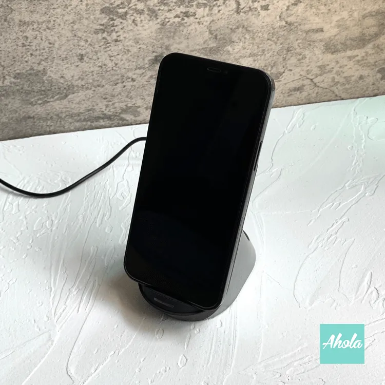 【Tinted Smoke】2 in 1 15W Qi Fast Wireless Charger Stand For Phones & Airpods 二合一白色煙霧名字無線差電座