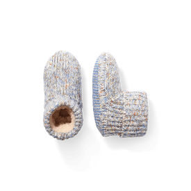 Toddler Gripper Slipper Bootie - Sherpa-Lined