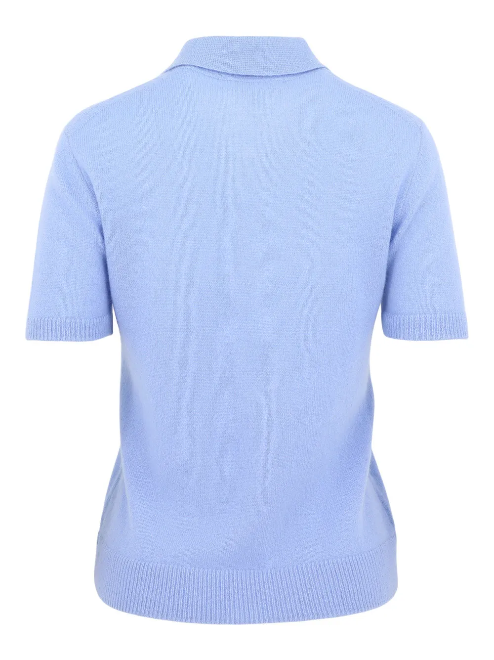 Veronica Beard Brandt Cashmere Polo in Hydrangea