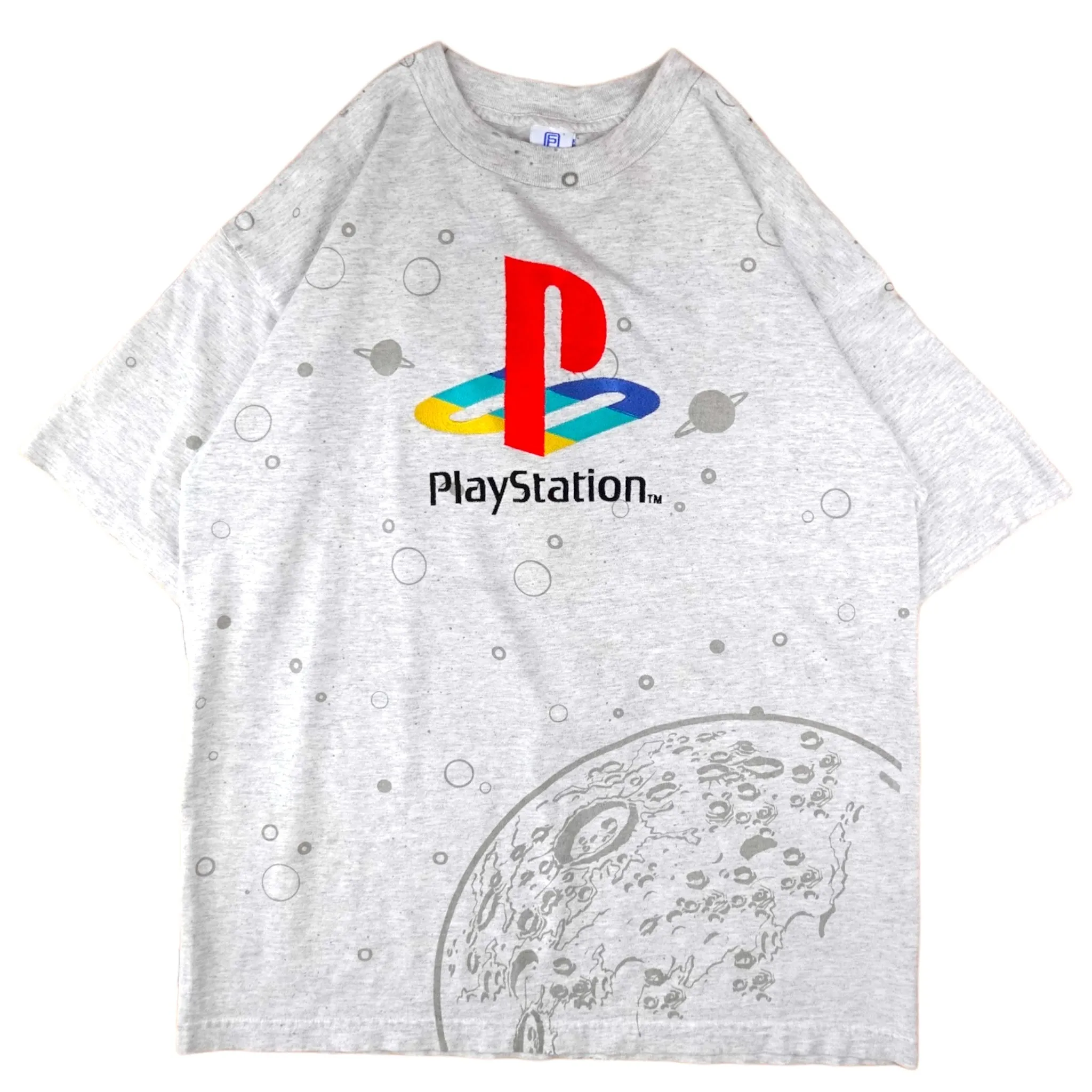 Vintage Playstation Space T-Shirt - XL