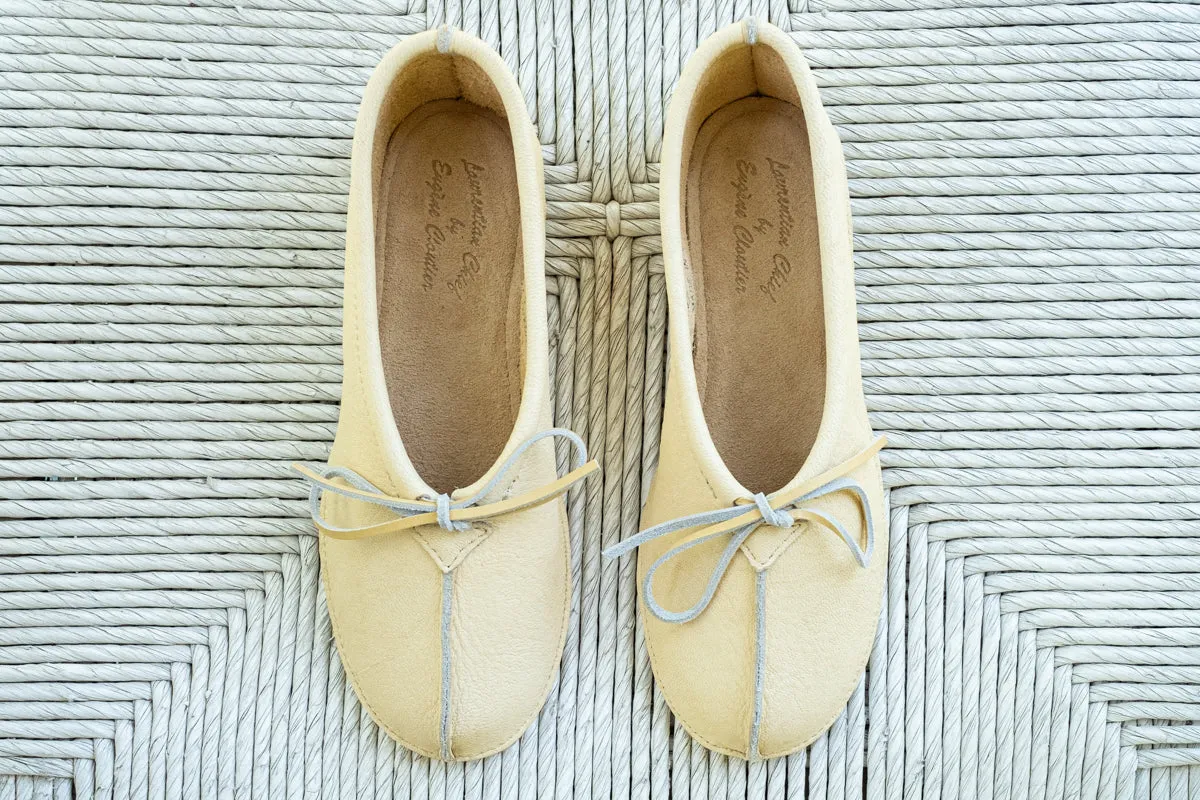 Women's Crepe Sole Ballet Moccasin Shoes