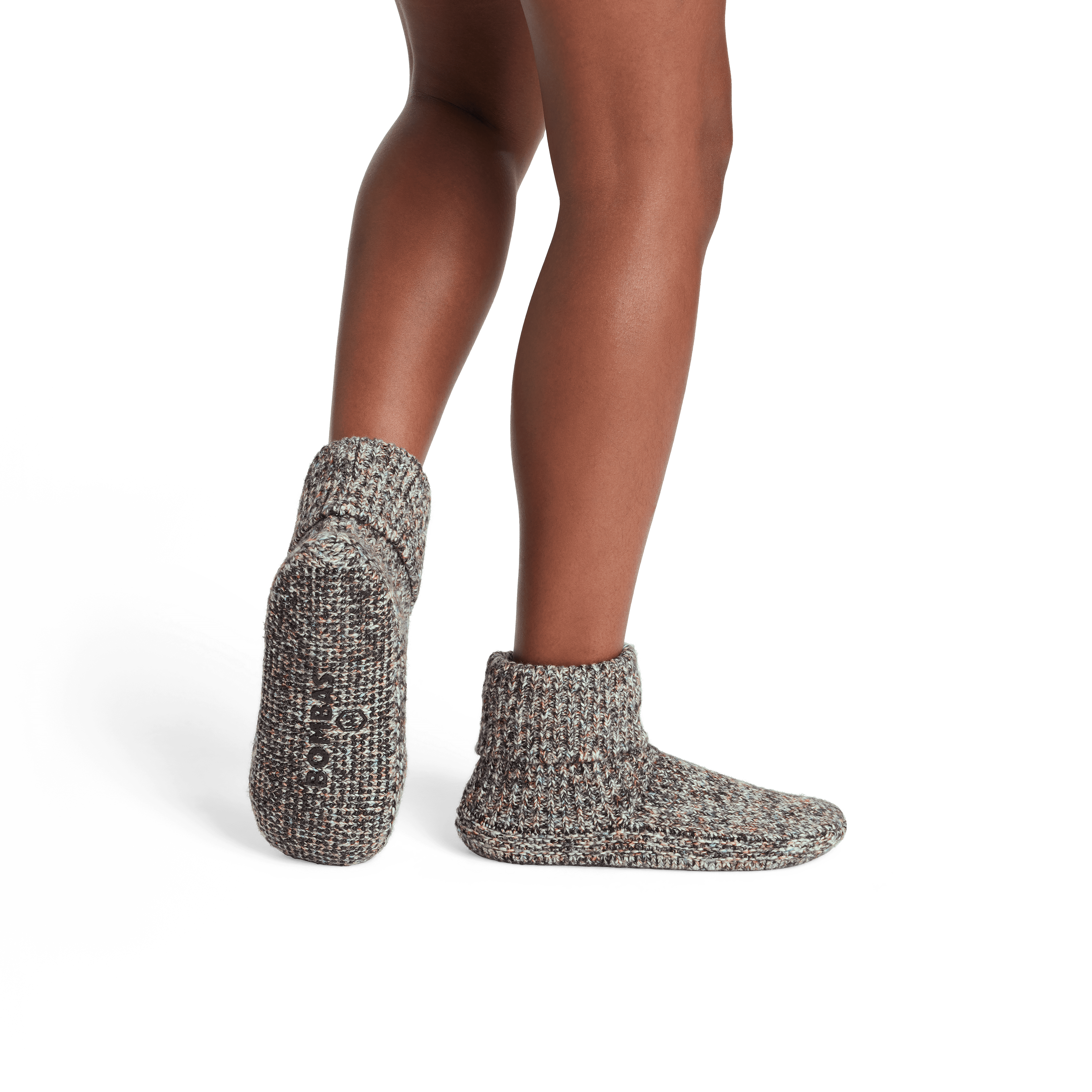 Women's Gripper Slipper Bootie - Sherpa-Lined