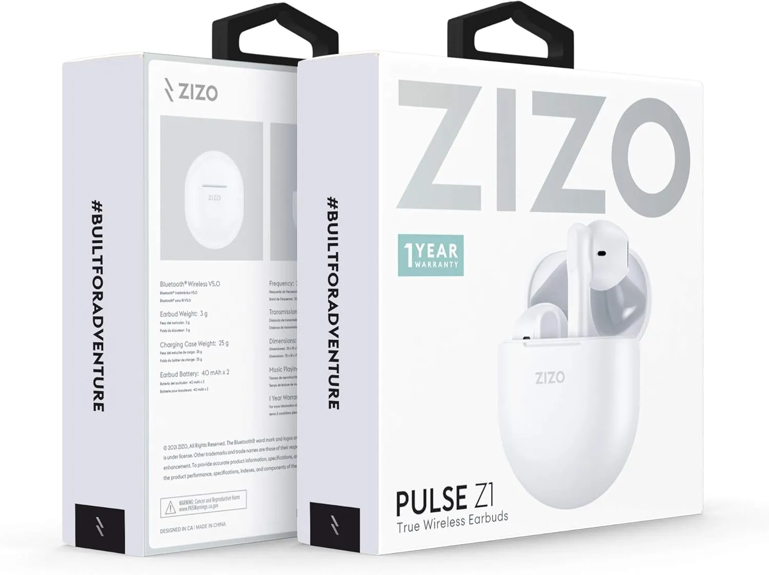 ZIZO Pulse Z1 True Wireless Earbuds with Charging Case